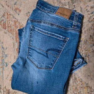 American Eagle high rise skinny jeans